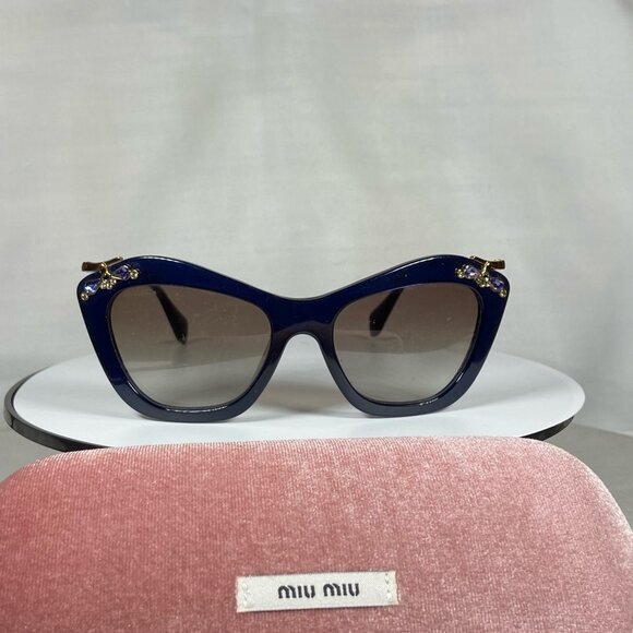 Miu Miu Accessories - Miu Miu SMU 10N sunglasses, Cat Eye / Ornate Collection